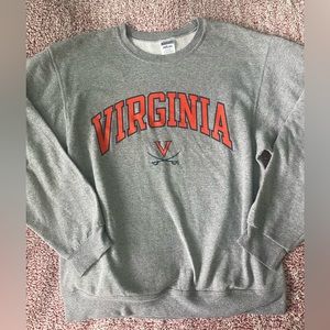 UVA gray crewneck sweatshirt